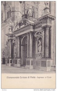 Ingresso Al Coro, Monumentale Certosa Di Pavia (Lombardy), Italy, 00-10s