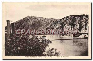 Postcard Old Saint Paul lez Durance B R Le Pont Mirabeau