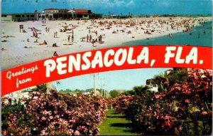 Florida Greetings From Pensacola Split View