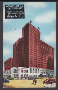 Illinois Chicago The Sherman, World Famous Restaurants, 1501 rooms pm1955 Chrome