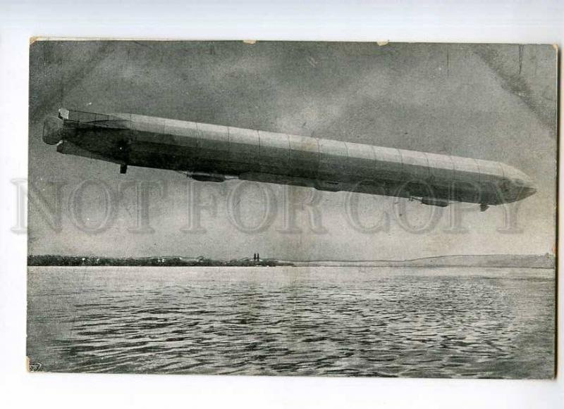 247546 WWI GERMANY airship zeppelin Vintage Trenkler postcard