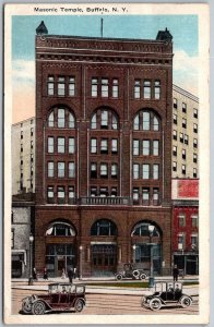 Buffalo New York 1916 Postcard Masonic Temple