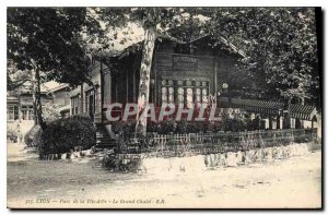 Old Postcard Lyon Park Tete d'Or Le Grand Chalet