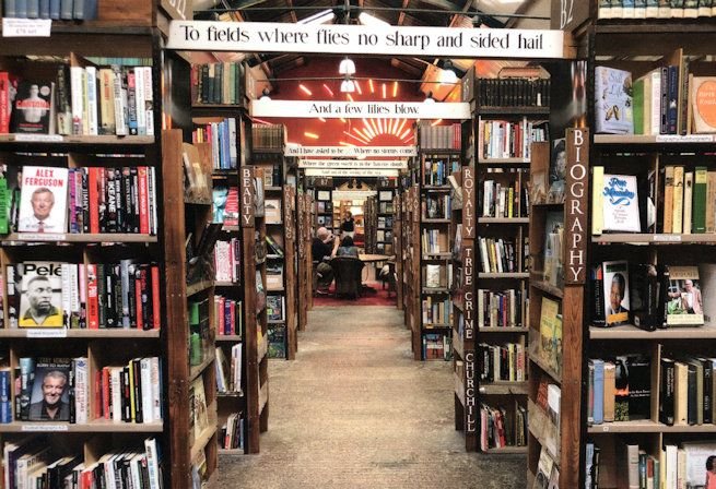 Barter Books Alnwick Bookstore Book Shop Postcard