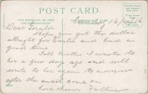 Chief Bear Goes In The Wood Native American Indian Indigenous c1916 Postcard E40