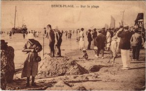 CPA BERCK-Plage-Sur la plage (46190)