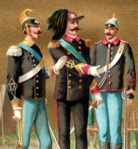 1880s-90s Scarce B.T Babbitt's Soap Cavalry Soldiers Horses Set Of 4 F177