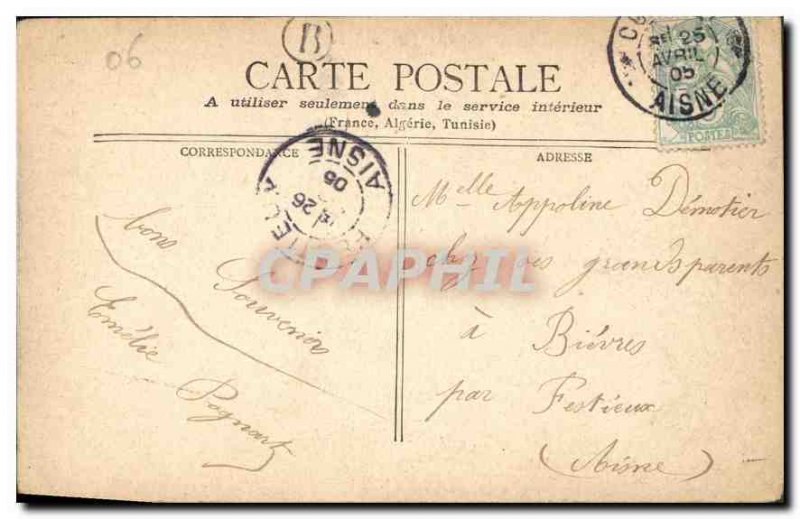 Postcard Old French Riviera Sanremo