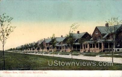 Officers Row - Des Moines, Iowa IA