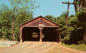 Pulp Mill Covered Bridge near Middlebury VT, Vermont