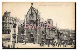Postcard Old Lyon Church St Bonaventure