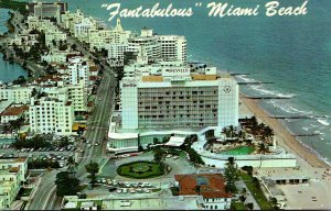 Florida Miami Beach Looking North From Seville Hotel 1967
