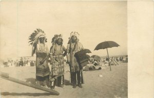 RPPC Postcard Chippewa at Lake Michigan 1911 Chicago International Air Expo