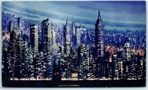 M-19283 The City of Light Night View of Consolidated Edison New York