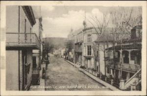 Ste Marie de la Beauce Quebec Rue Perreault Used 1924 Postcard