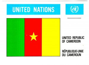 United Nations Flag, United Republic of Cameroon,