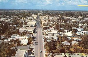 Delray Florida Birdseye View Of City Vintage Postcard K86659