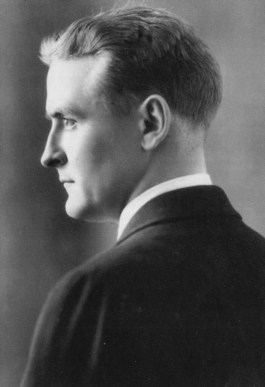 F Scott Fitzgerald Great Gatsby Book Author Stunning Portrait Postcard