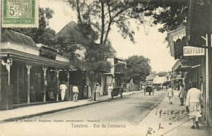 PC CPA MADAGASCAR, TTAMATAVE, RUE DU COMMERCE, Vintage Postcard (b14002)