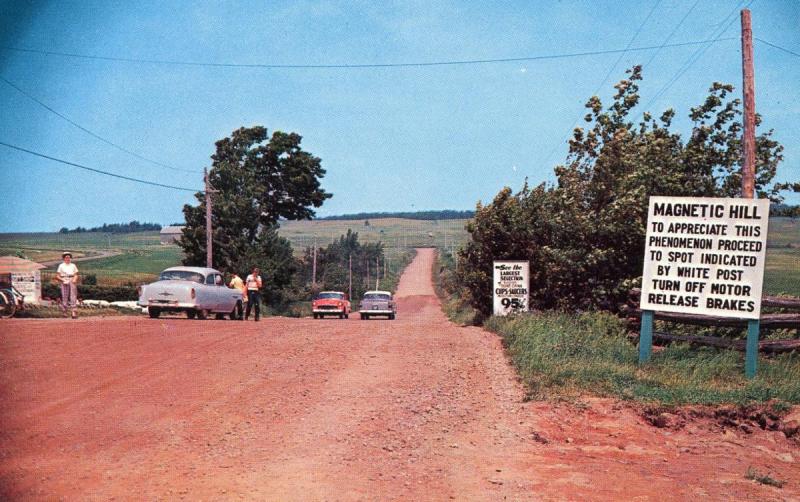 Canada - New Brunswick, Moncton. Magnetic Hill