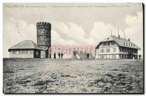 Postcard Old Feldberg Friedrich Luisenturm u Gasthaus zum Feldbergturm