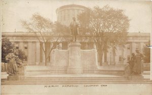 G8/ Columbus Ohio RPPC Postcard c1910 McKinley Memorial Capitol