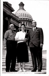 RPPC Posing at The US Capitol 1959 Rickens, Erickses and Lloyd Kirby Postcard X2