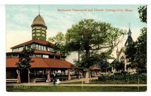 MA - Martha's Vineyard, Cottage City. Methodist Tabernacle & Church
