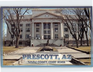 Postcard Yavapai County Court House, Prescott, Arizona