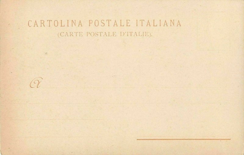 Tarantella Dance Italy undivided back early postcard 1900's