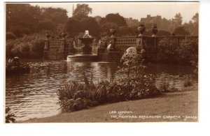 Real Photo, The Fountains, Kensington London, England