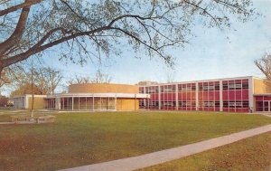 IL, Illinois  AURORA COLLEGE~Stephens Hall Of Science  c1950's Chrome Postcard