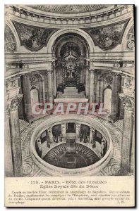 Postcard Old Paris Hotel des Invalides called Royal Church Dome