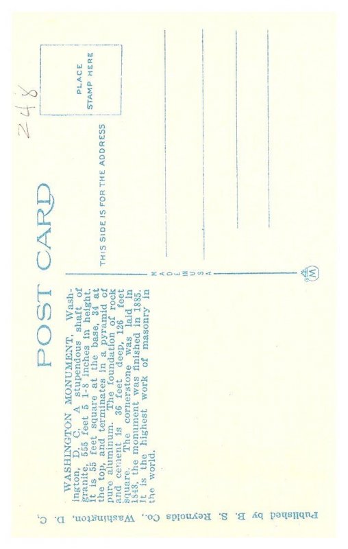 Washington D.C.  Washington Monument