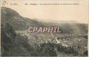 Postcard Old Jura Poligny Overview of the Old Man Mouthier District