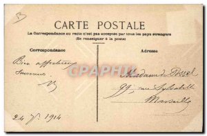 Old Postcard Militaria Five o clock eagle (hand painted)