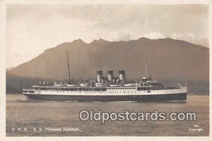 CPR SS Princess Kathleen Ship Unused 