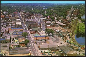 Ontario PETERBOROUGH Aerial View of the City by H. Oakman - Chrome