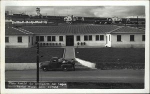 Lages Brazil Airport Aeroporto Old Truck Real Photo Postcard