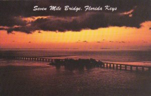 Florida Sunset Over Seven Mile Bridge In The Florida Keys