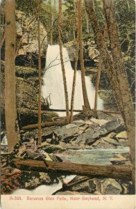 c1908 Postcard; Bonanza Glen falls near Gayhead NY, Greene County, Posted