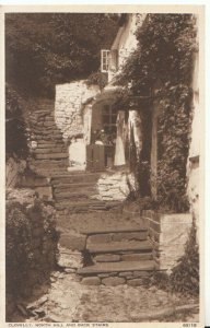 Devon Postcard - Clovelly - North Hill and Back Stairs - Ref 19948A