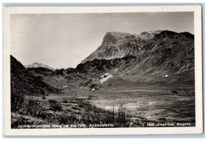 Galtur Tyrol Austria Postcard Zeinisjochhaus Paznauntal c1920's RPPC Photo