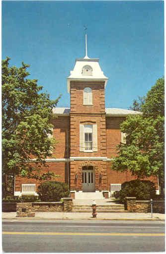 Transylvania County Court House, Brevard, North Carolina, NC, Chrome