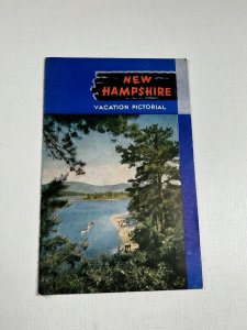 New Hampshire Vacation Pictorial Vintage Travel Booklet 1948