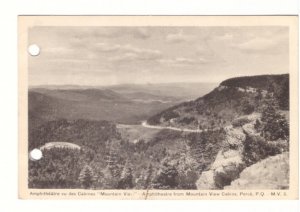 Ampitheatre From Mountain View Cabins, Perce, Quebec, Vintage Postcard