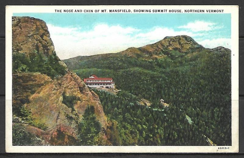 Vermont - Nose & Chin Mt Mansfield - Summit House - [VT-012]