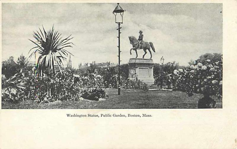 UND/B Washington Statue Public Gardens Boston Massachusetts