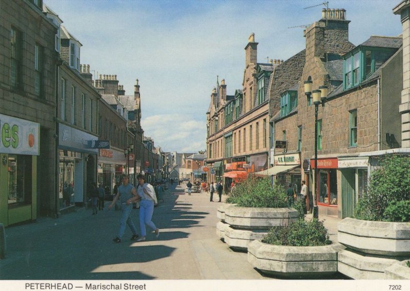 Peterhead Boots The Chemists on Marischal Street Scottish Postcard