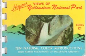 YELLOWSTONE NATIONAL PARK, SOUVENIR FOLDER